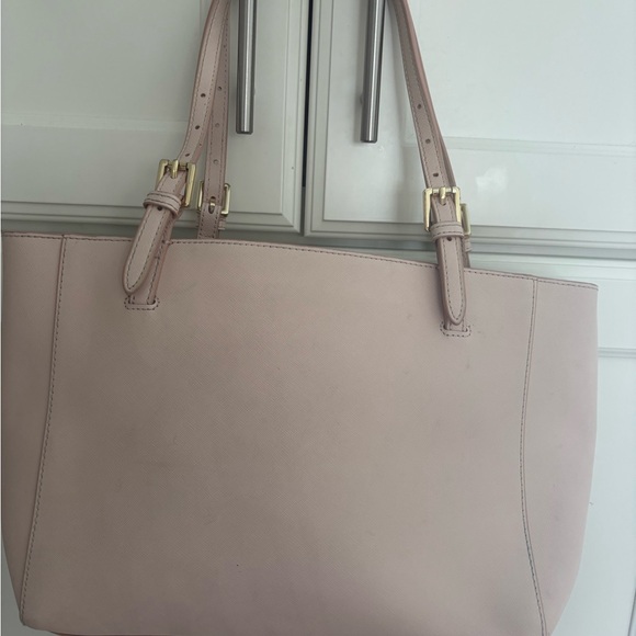 Tory Burch Light Pink Blush Leather Tote Bag! - Picture 2 of 14